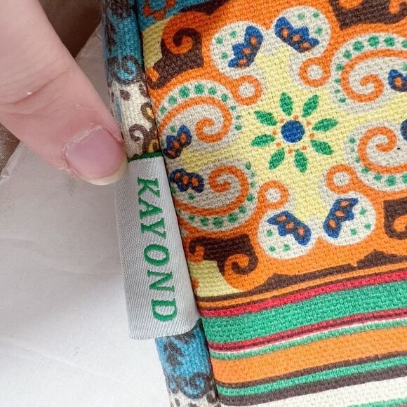 Kayond Classical Bohemia Yellow Blue Floral Patterned Laptop Sleeve Case - Picture 6 of 6